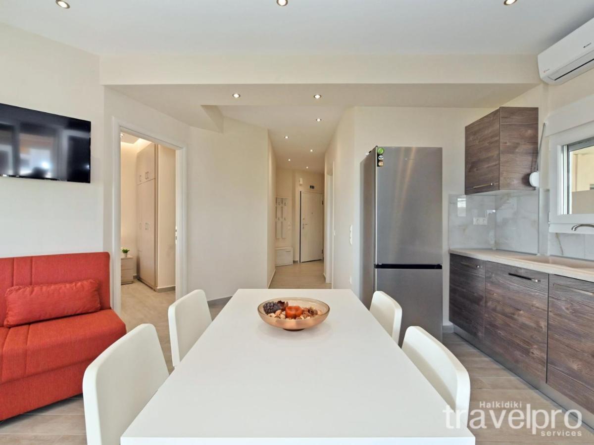 Sabbia Apartments Seafront By Rentalspro Services - Nea Moudania Halkidiki Buitenkant foto